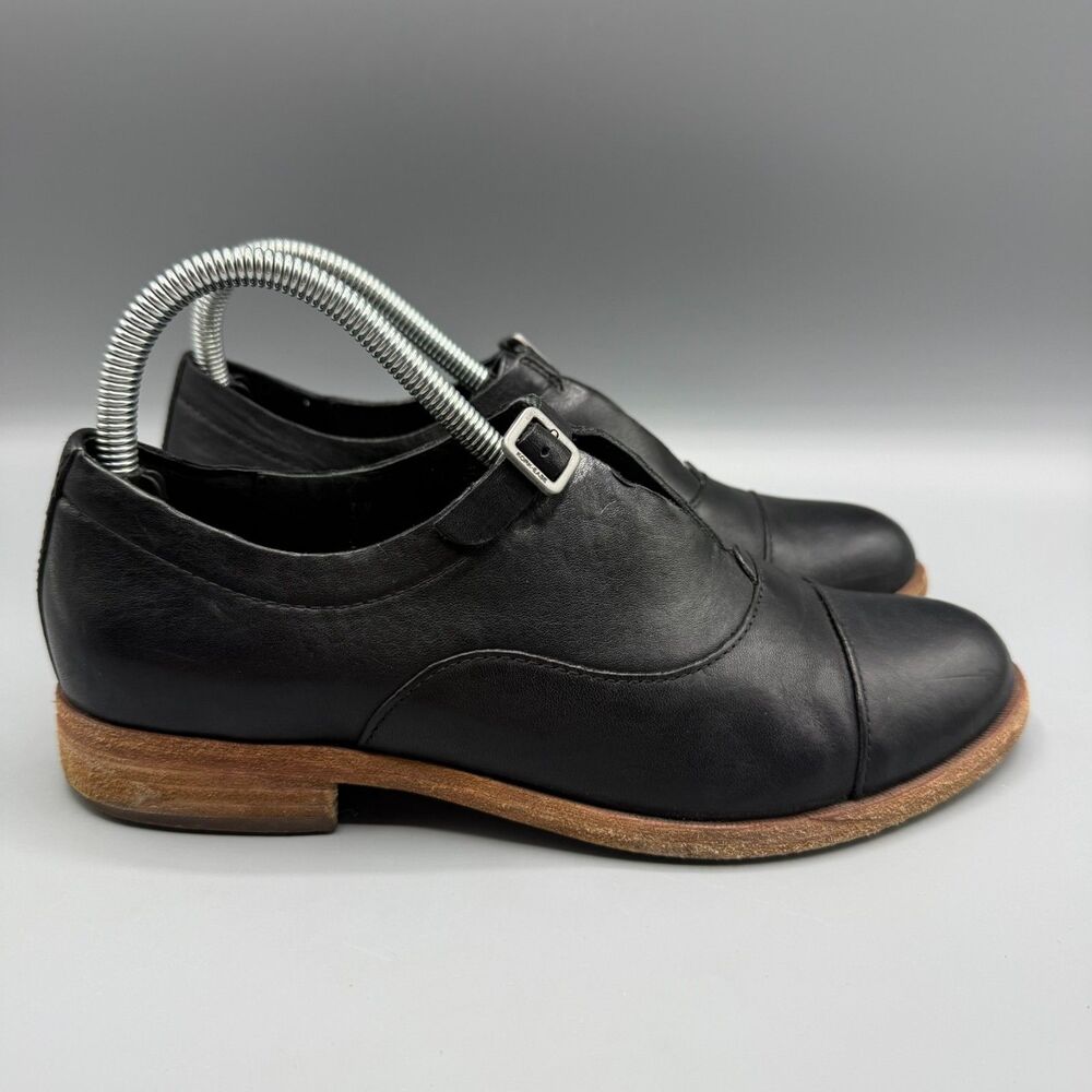 Kork-Ease Cloetta Loafer Women Black Leather Comfort Shoes Size 7.5 M